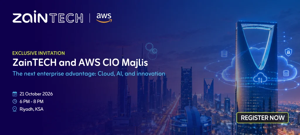 ZainTECH and AWS CIO Majlis Riyadh